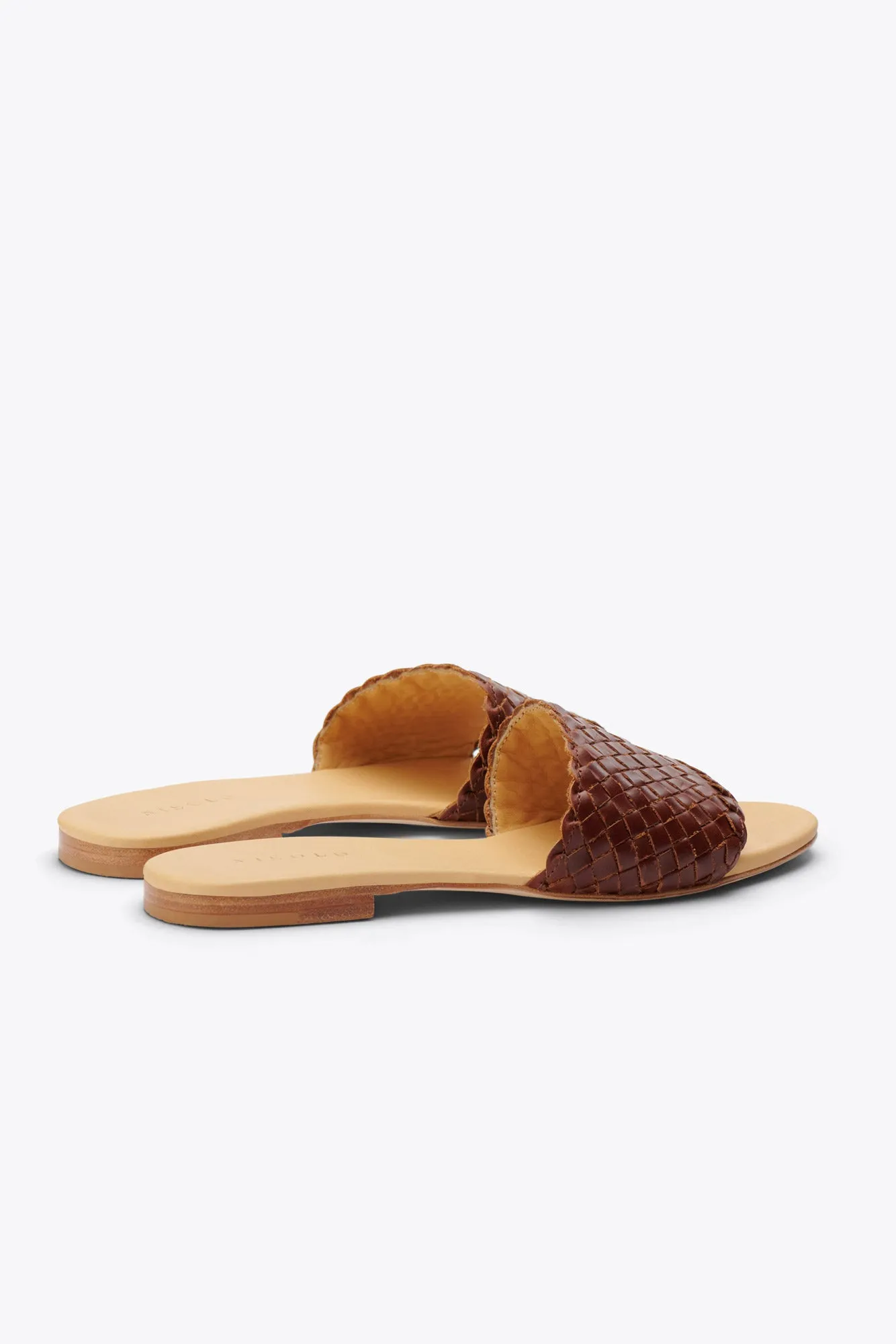 Nisolo Isla Woven Slide Sandal - Brandy sold by Amour Vert product image thumbnail 4