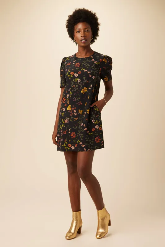 Darla Washable Silk Dress - Saint Germain Floral sold by Amour Vert