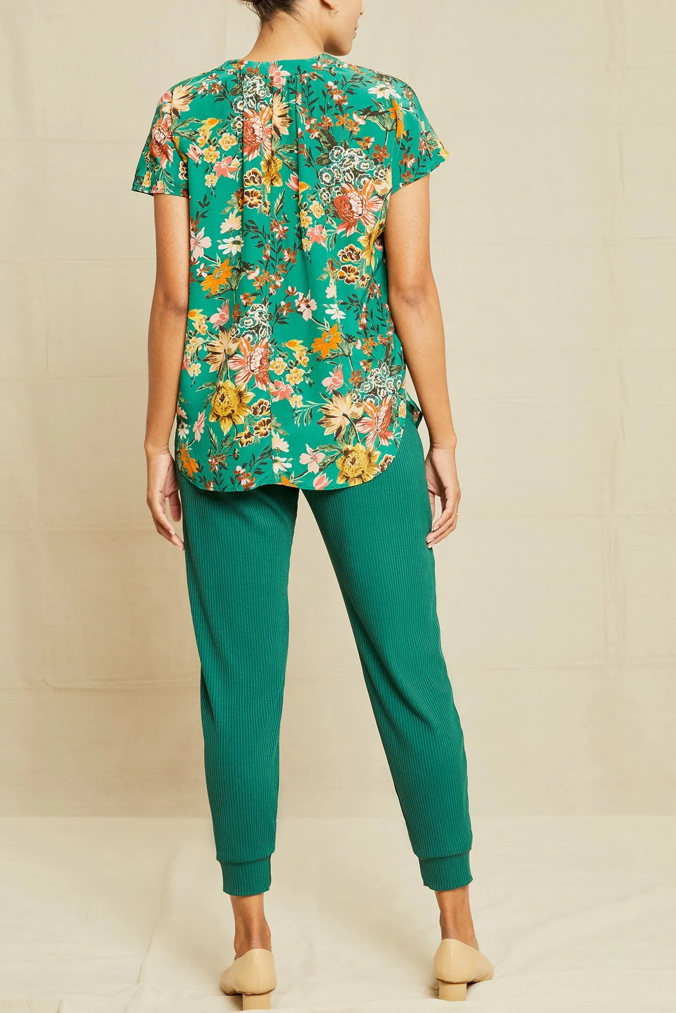 Renata Washable Silk Blouse - Rosalind Floral sold by Amour Vert product image thumbnail 4