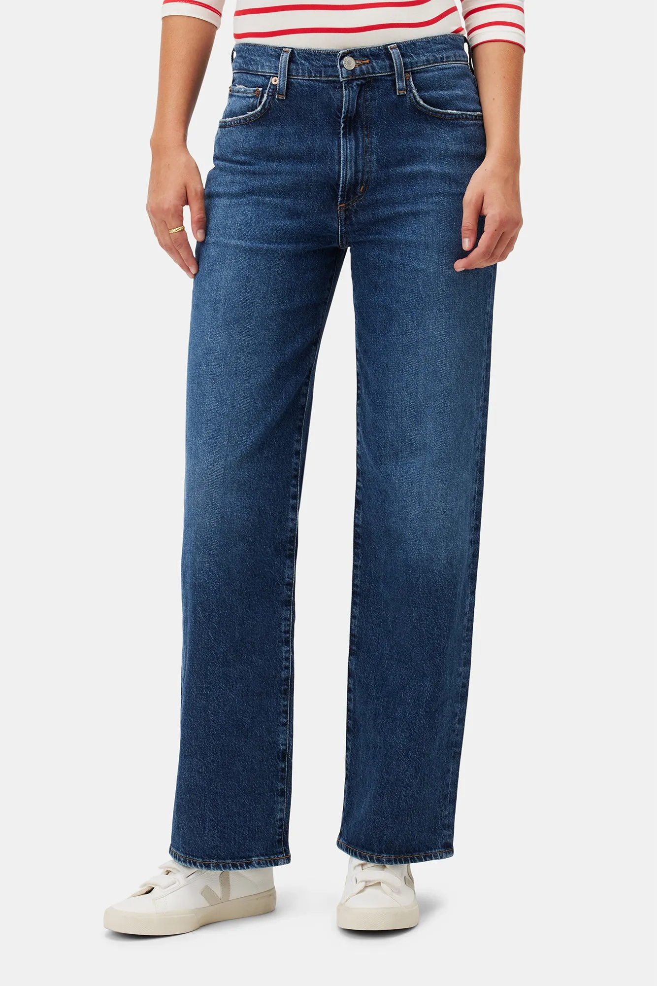 AGOLDE Harper Wide Straight Jean - Tempo sold by Amour Vert product image thumbnail 2