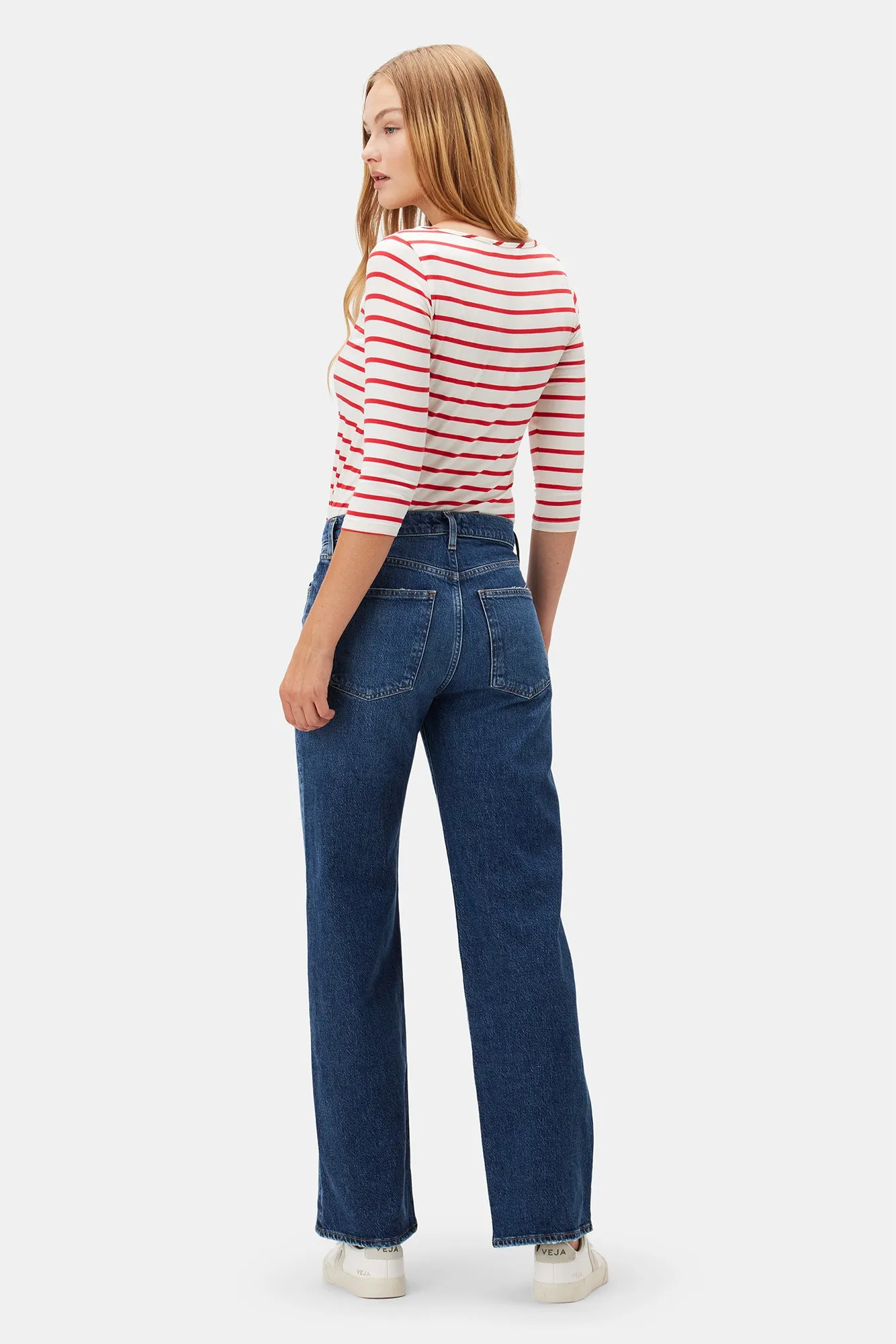 AGOLDE Harper Wide Straight Jean - Tempo sold by Amour Vert product image thumbnail 3