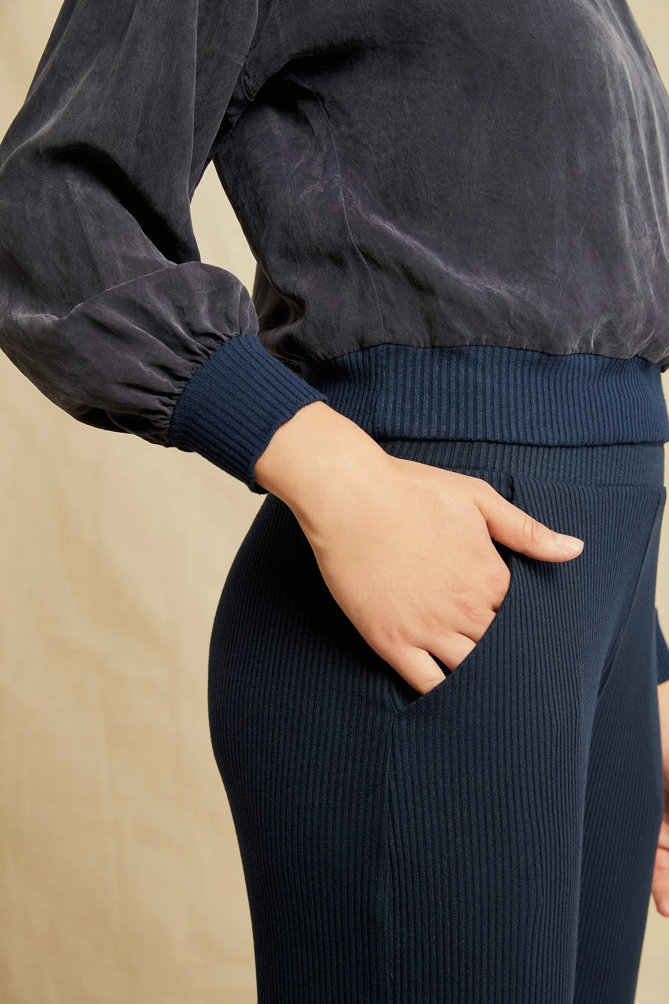 Mari Mixed Cupro Top - Ocean - ReAmour sold by Amour Vert product image thumbnail 5