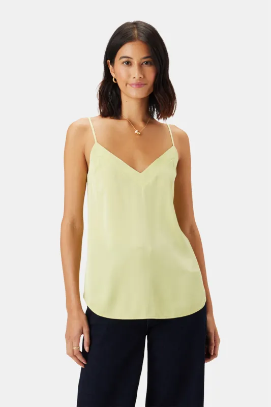 Barlow Stretch Silk Tank - Melon sold by Amour Vert