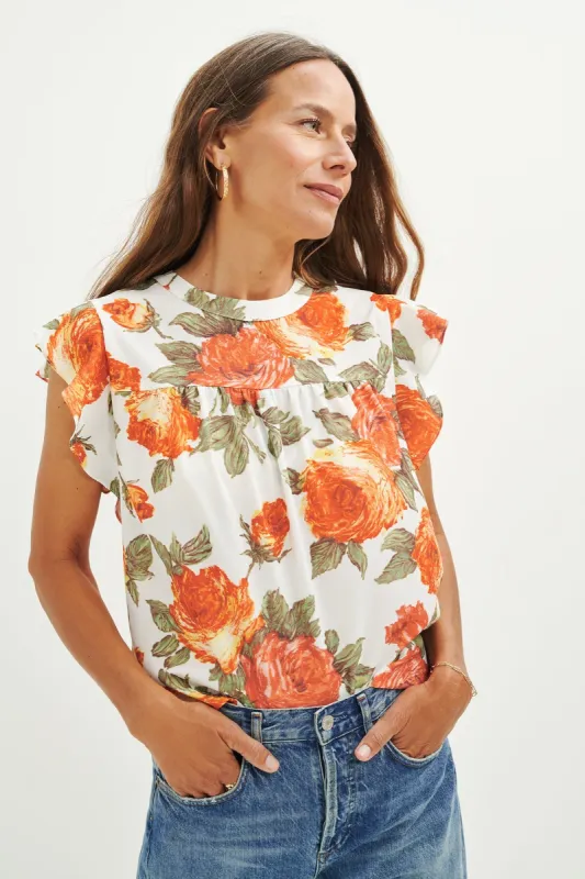 Calla Upcycled Blouse - Seville Floral - ReAmour sold by Amour Vert