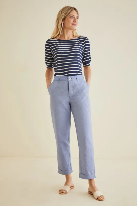 Kowtow Exclusive Edition Pants - Chambray sold by Amour Vert