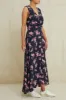 Olive Viscose Dress - Whitby Floral sold by Amour Vert