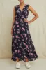 Olive Viscose Dress - Whitby Floral sold by Amour Vert