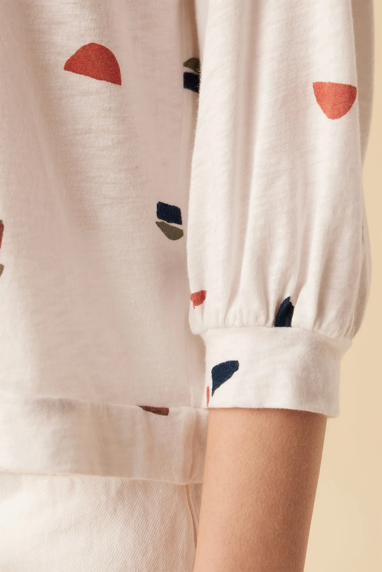 Issa Reverie Slub Tee - Terrazzo sold by Amour Vert product image thumbnail 4