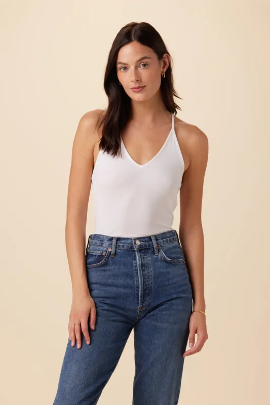 Jada Modal Rib Tank - White - ReAmour sold by Amour Vert