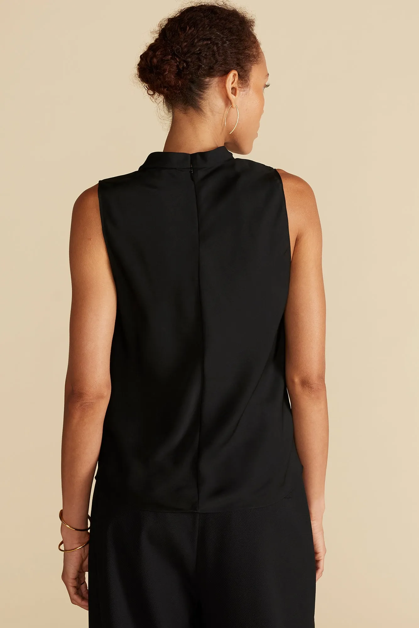 Ann Draped Tank - Black sold by Amour Vert product image thumbnail 4