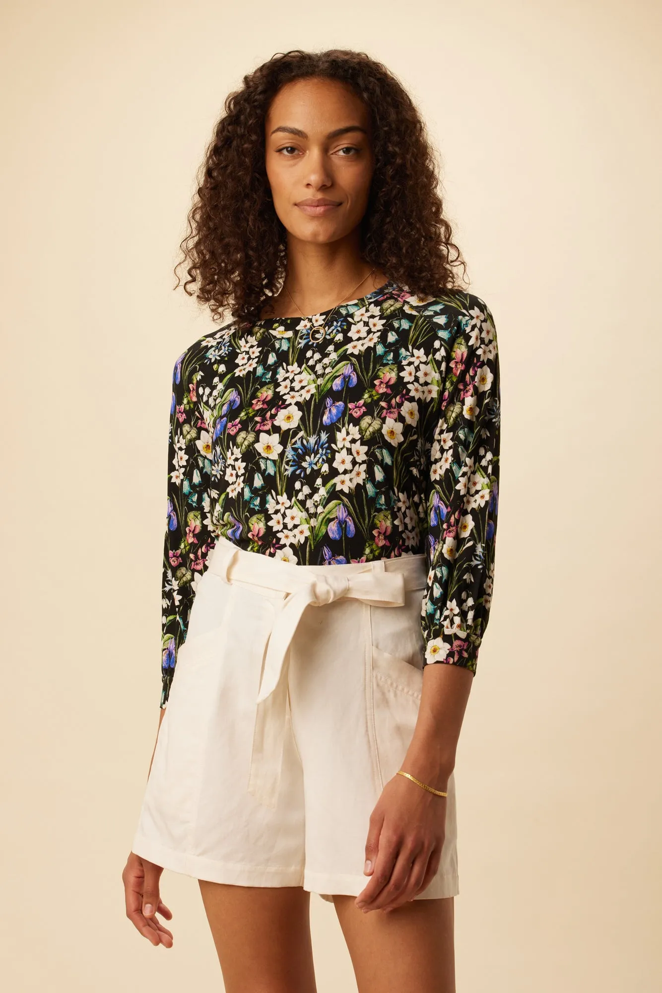 Issa Viscose Knit Tee - Summer Fields sold by Amour Vert