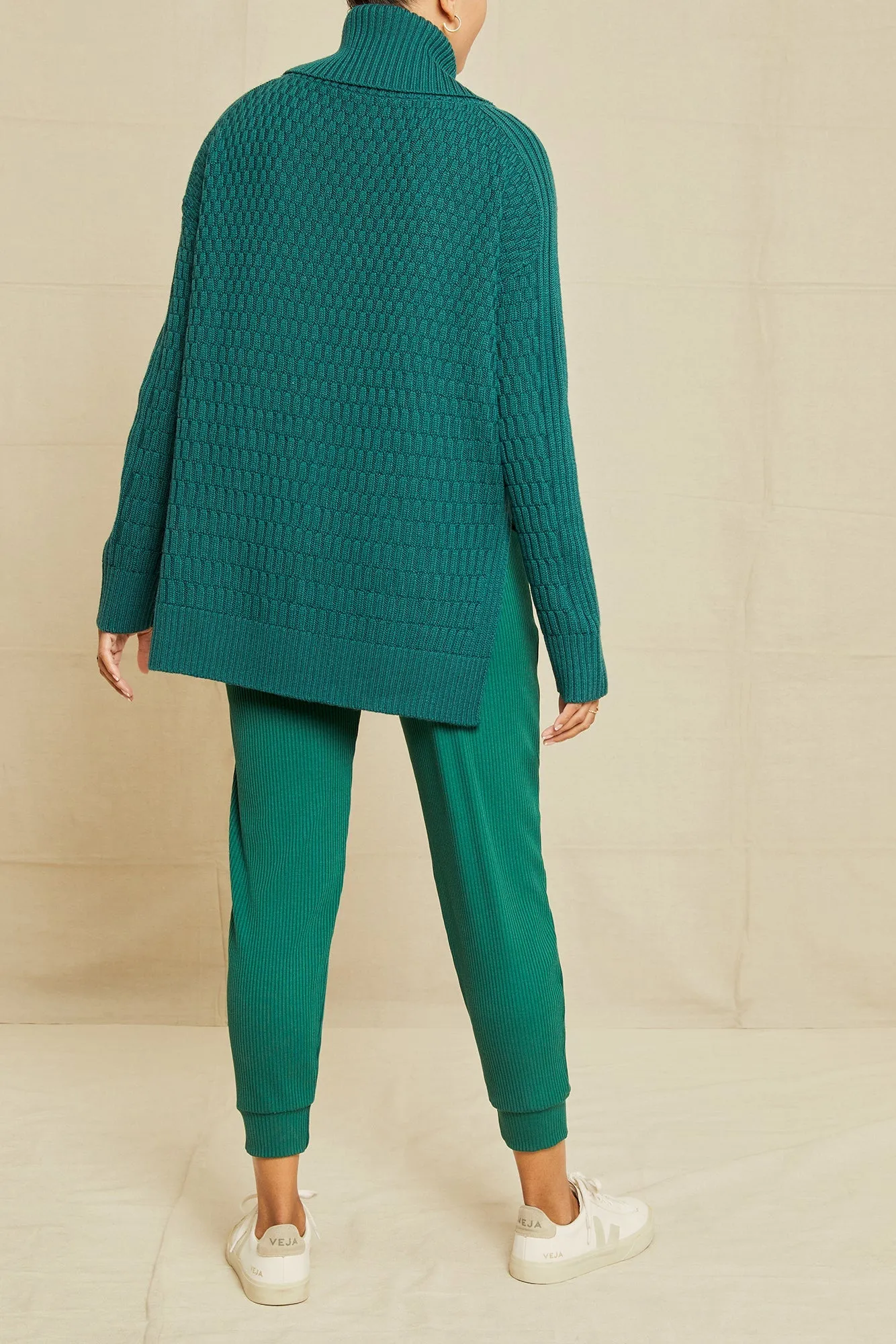 Harlow Wool Sweater - Dark Green sold by Amour Vert product image thumbnail 3