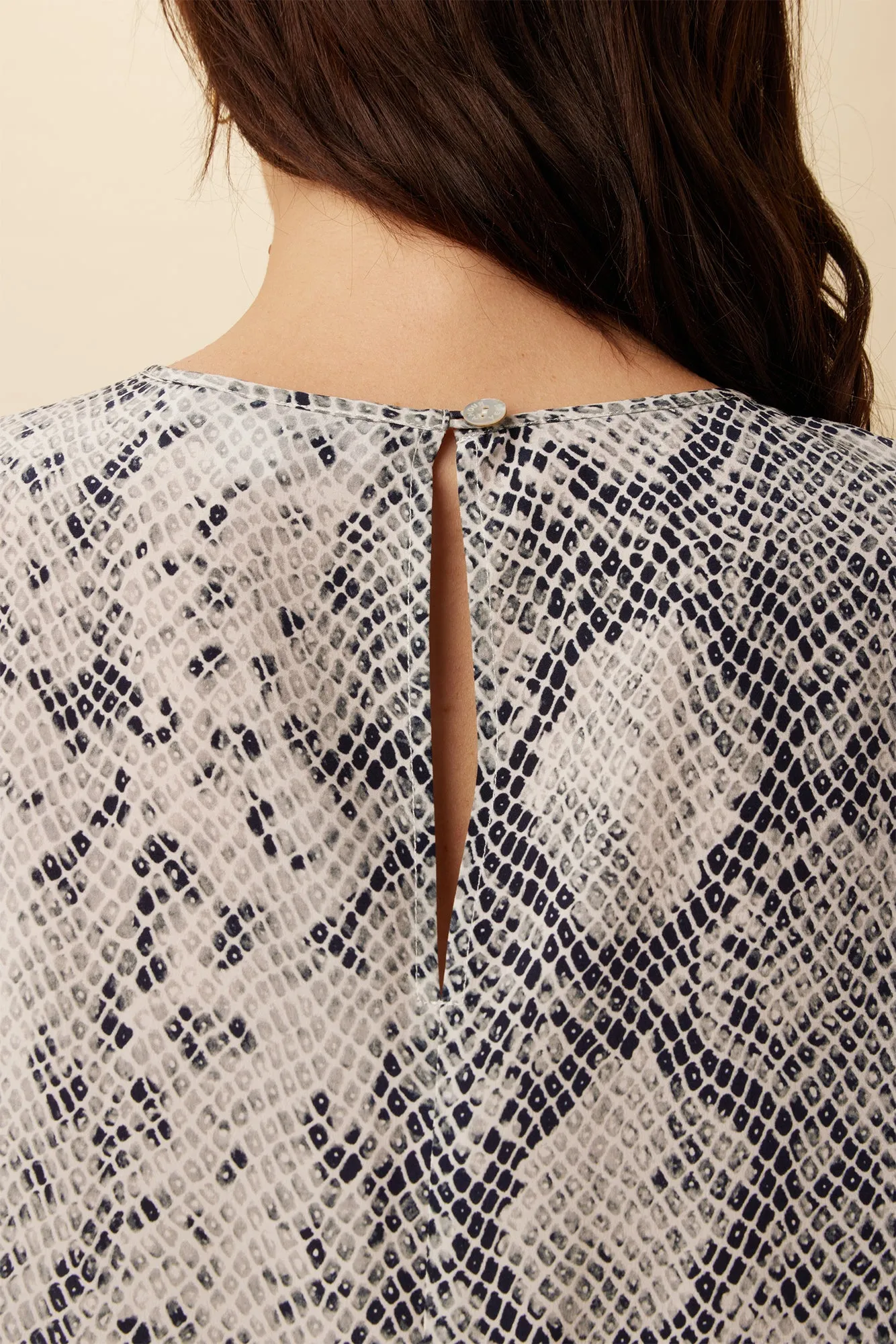 Odilia Washable Silk Blouse - Serpentine sold by Amour Vert product image thumbnail 5