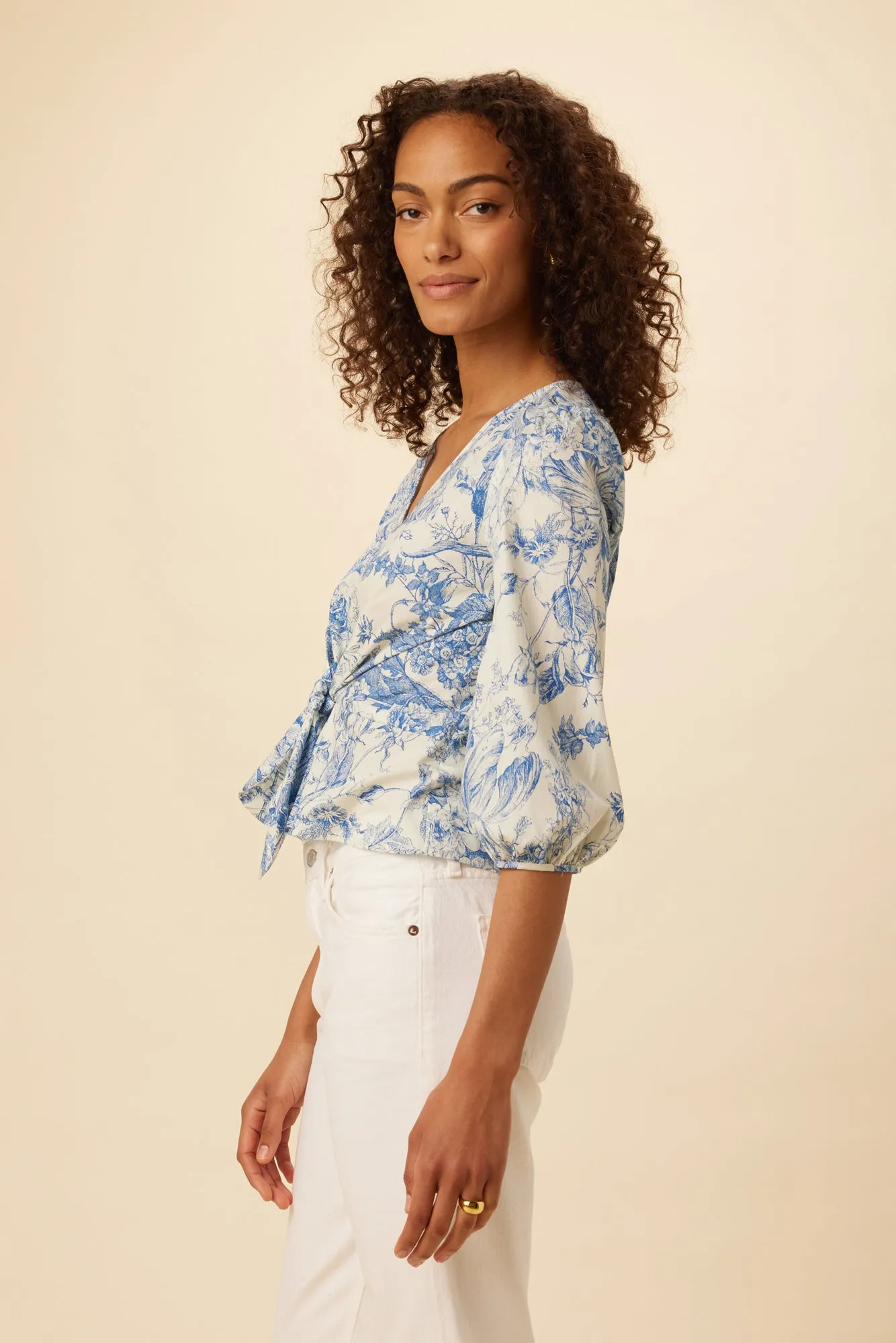 Annika Organic Cotton Blouse - Cotswolds sold by Amour Vert product image thumbnail 2