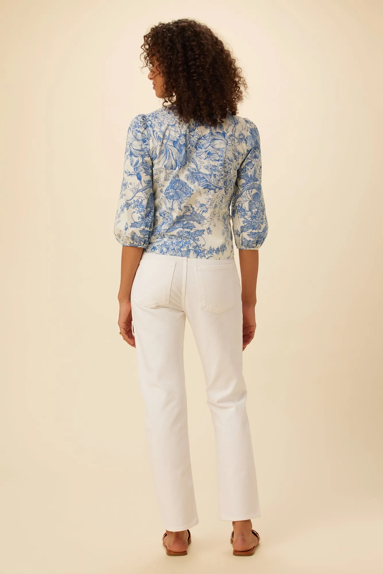 Annika Organic Cotton Blouse - Cotswolds sold by Amour Vert product image thumbnail 3