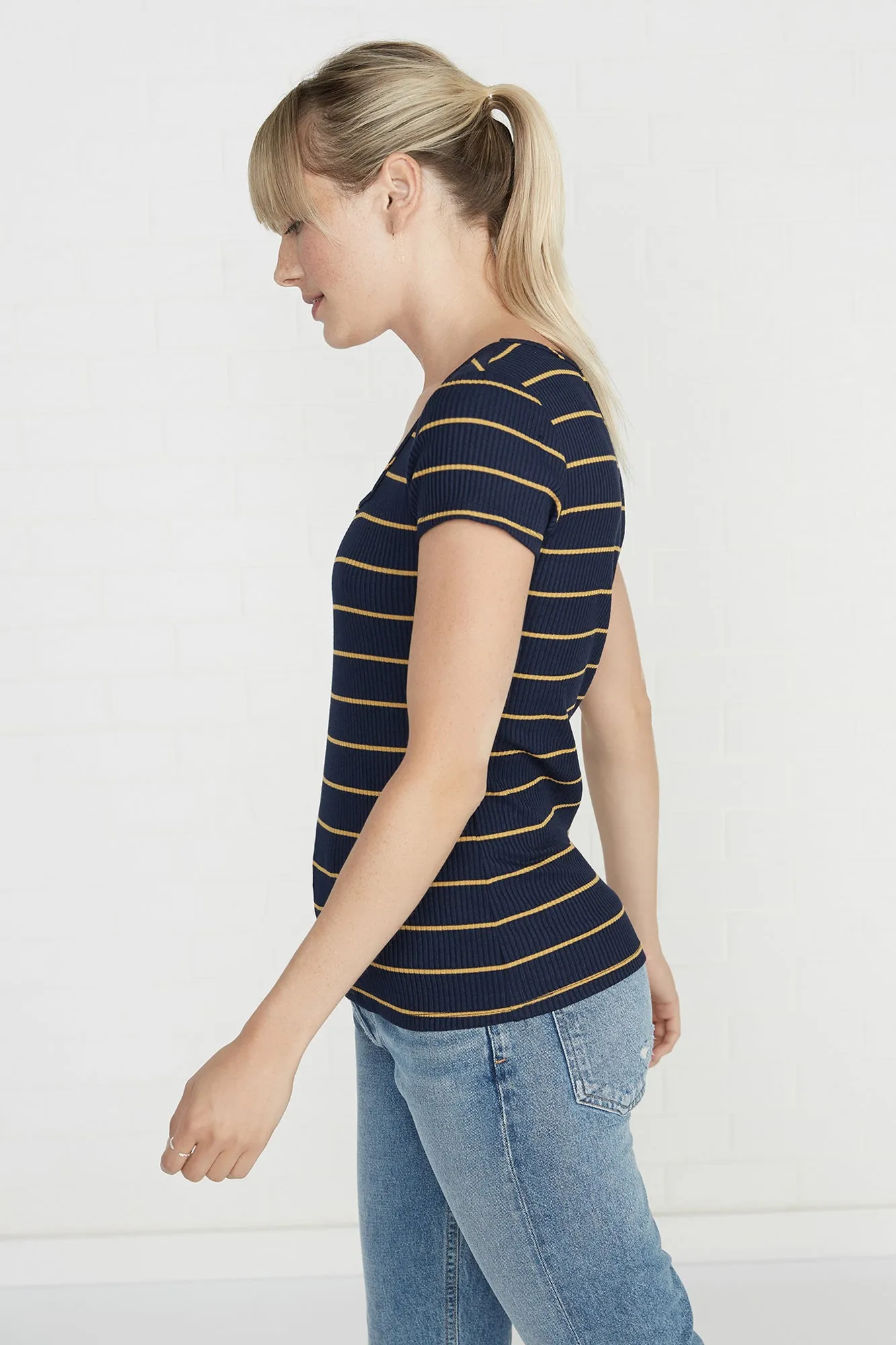 Shia Ribbed Top sold by Amour Vert product image thumbnail 3