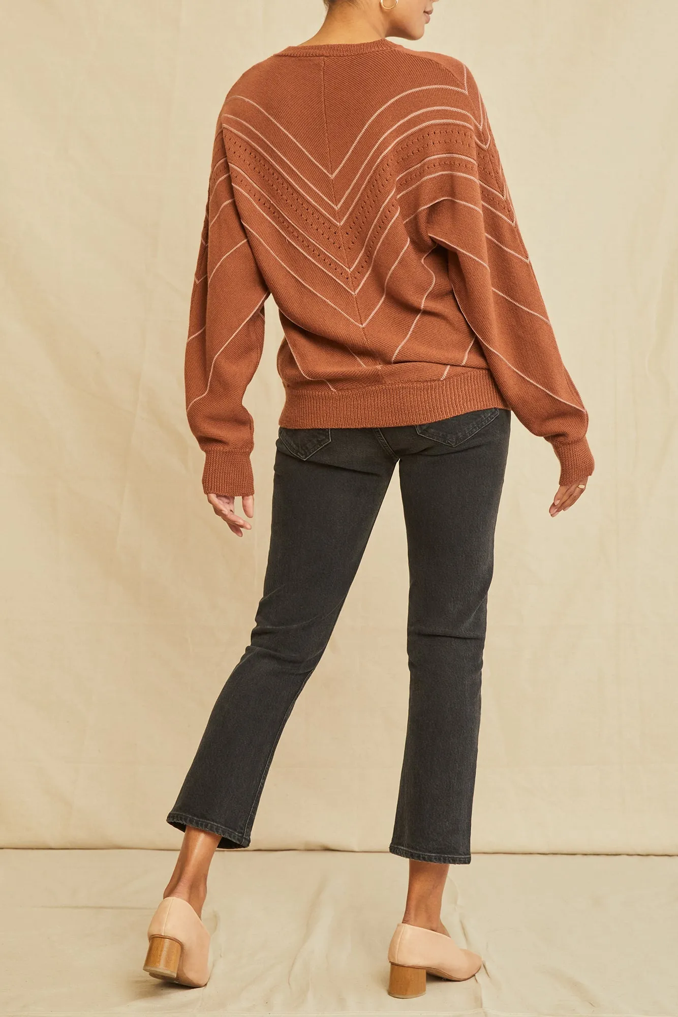 Minerva Wool Sweater - Henna Quartz sold by Amour Vert product image thumbnail 3