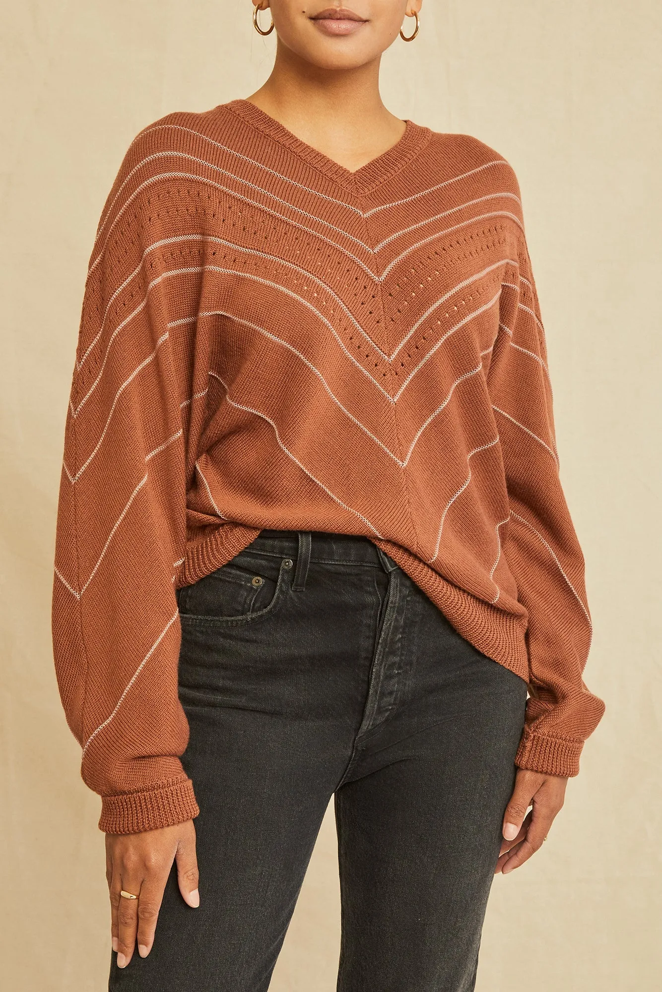 Minerva Wool Sweater - Henna Quartz sold by Amour Vert