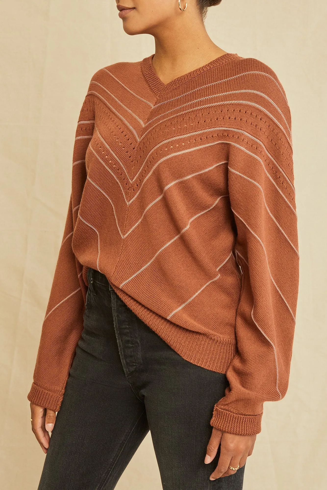 Minerva Wool Sweater - Henna Quartz sold by Amour Vert product image thumbnail 2