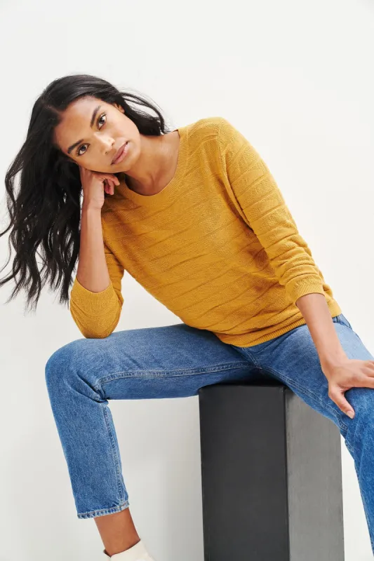 Leland Sweater - Sunflower sold by Amour Vert