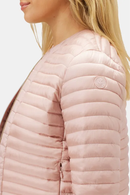 Save The Duck Carina Puffer Jacket - Powder Pink sold by Amour Vert