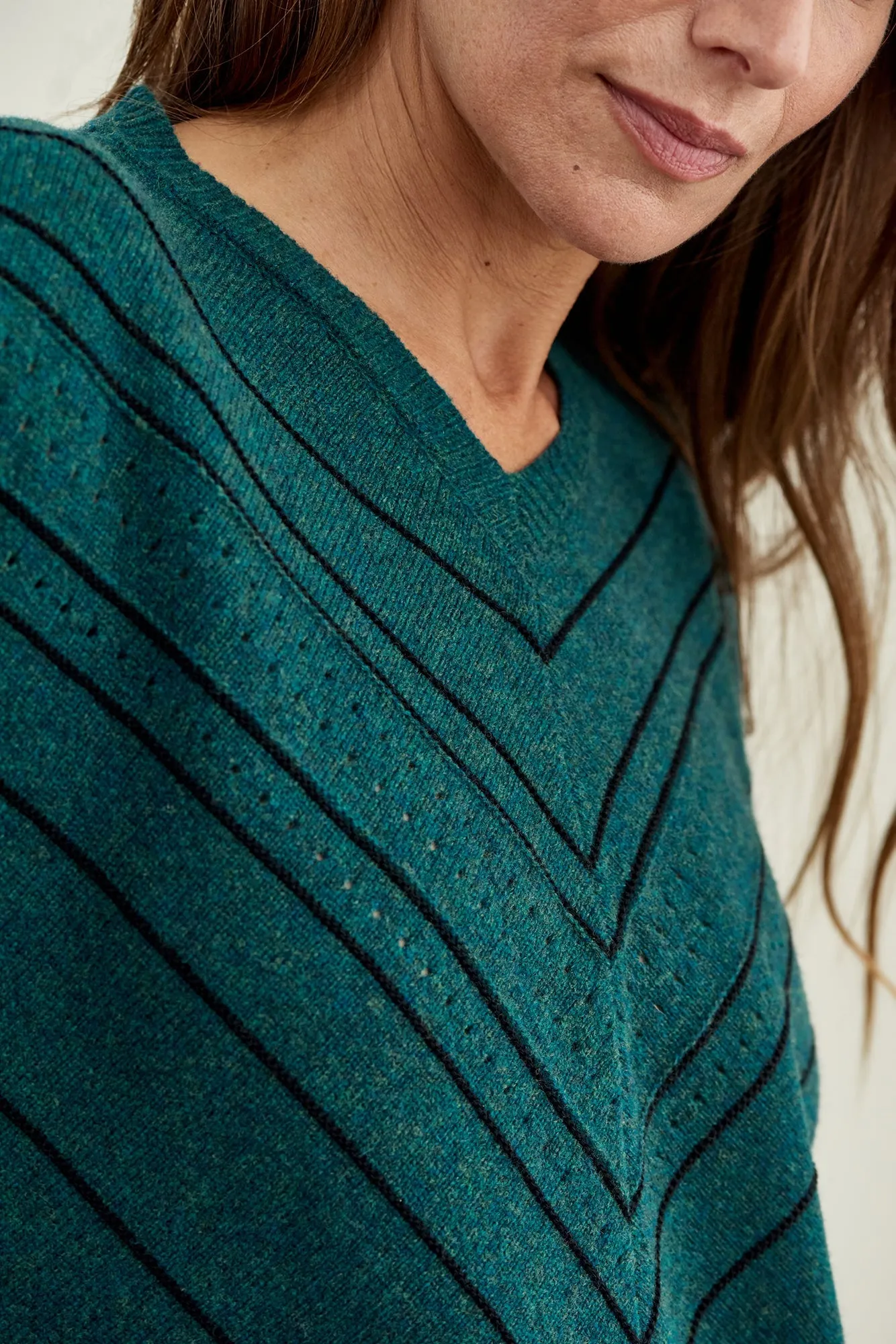 Minerva Wool Sweater - Green and Black sold by Amour Vert product image thumbnail 4