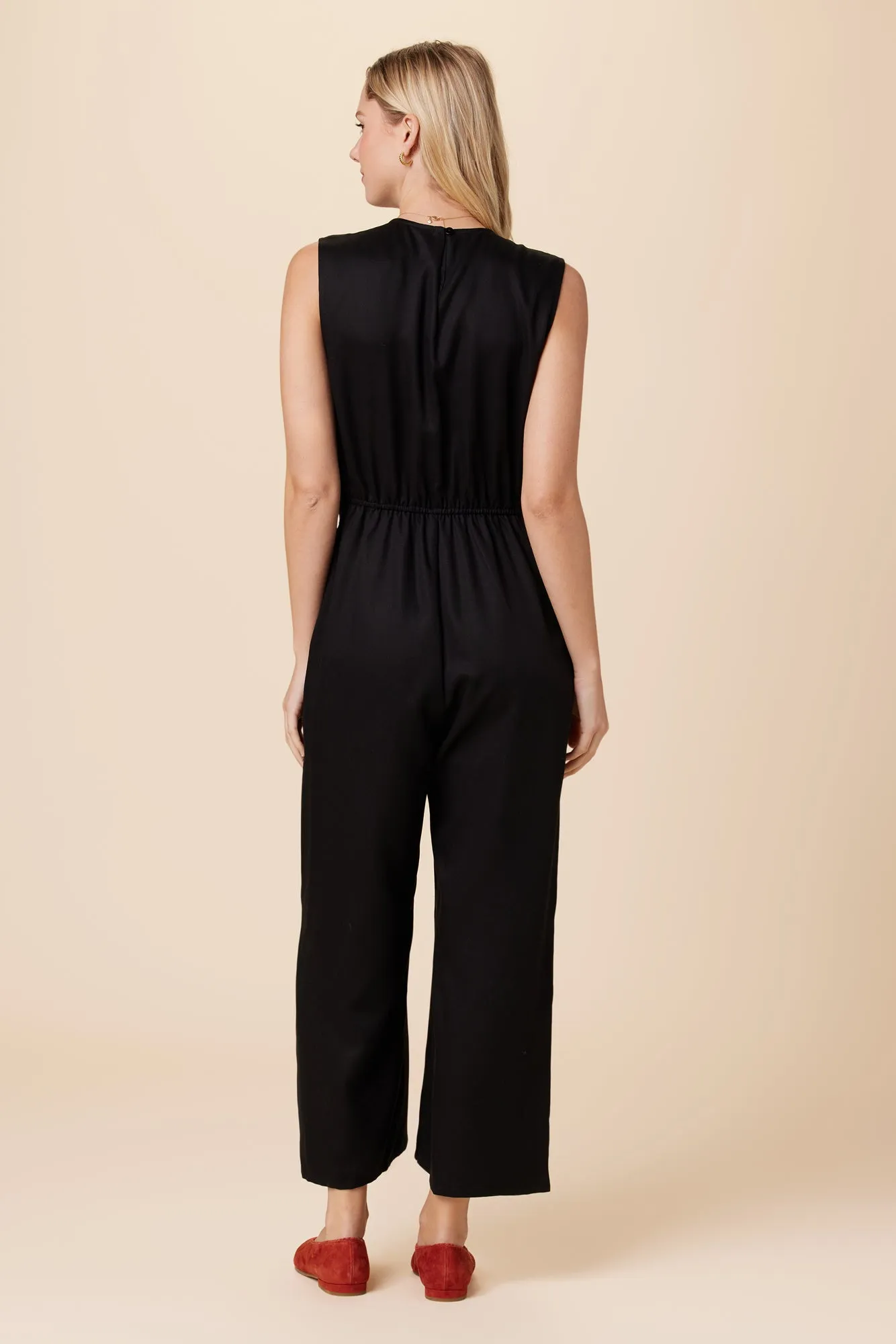 Cayenne Tencel Jumpsuit - Black - ReAmour sold by Amour Vert product image thumbnail 3