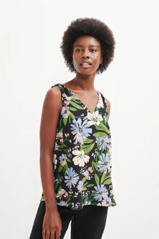 Ninette Silk Tank - ReAmour sold by Amour Vert
