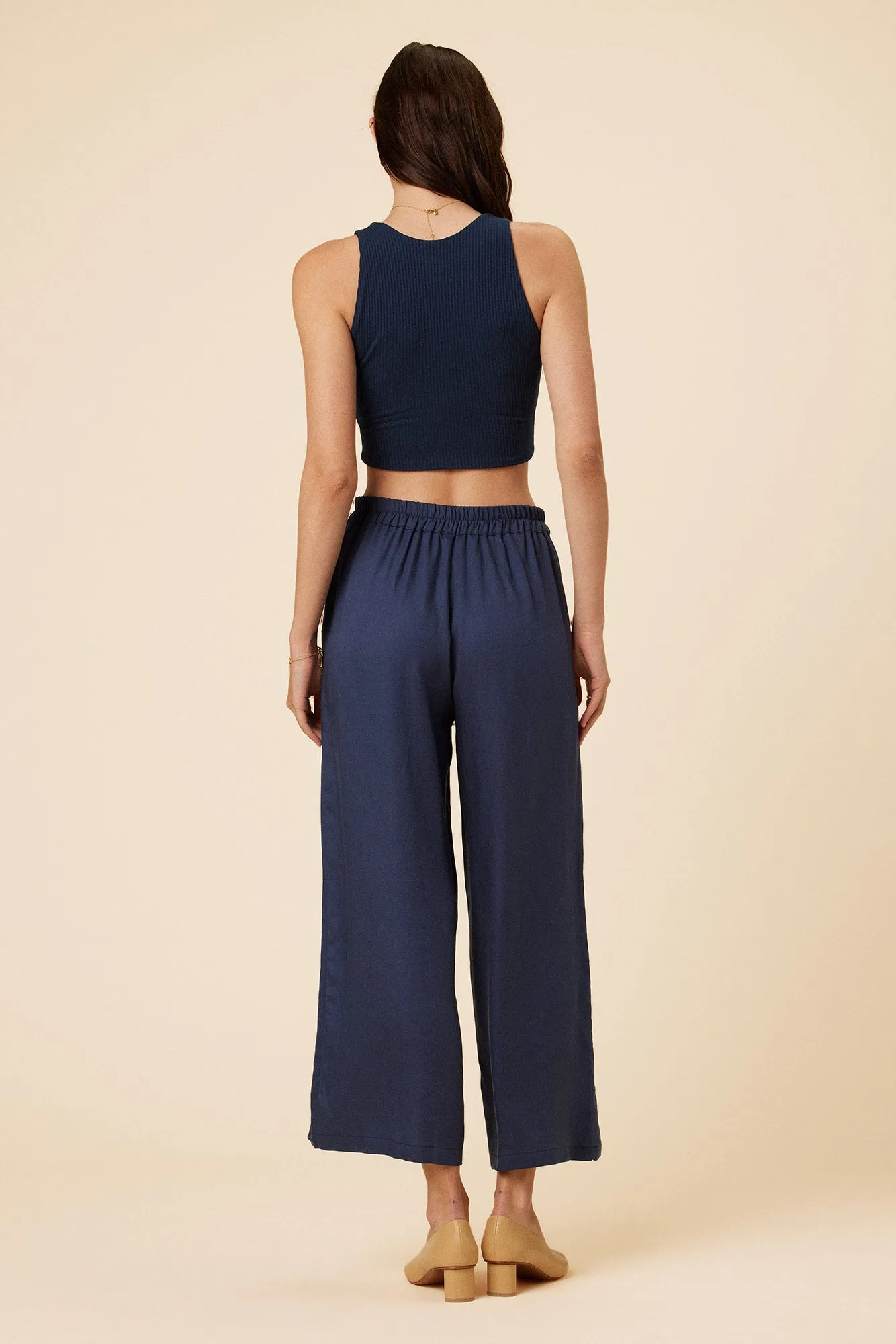 Katrina Paris Rib Tank - Ocean sold by Amour Vert product image thumbnail 3