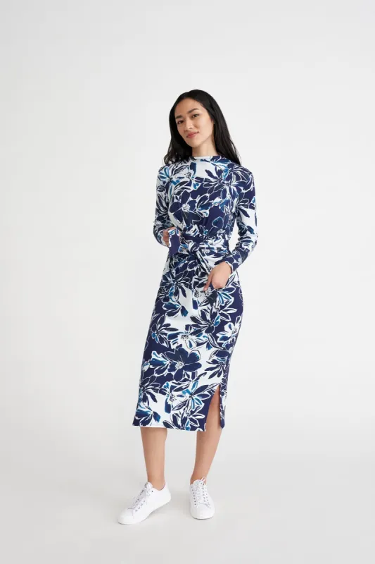 Castile Reverie Knit Dress - Indigo Floral sold by Amour Vert