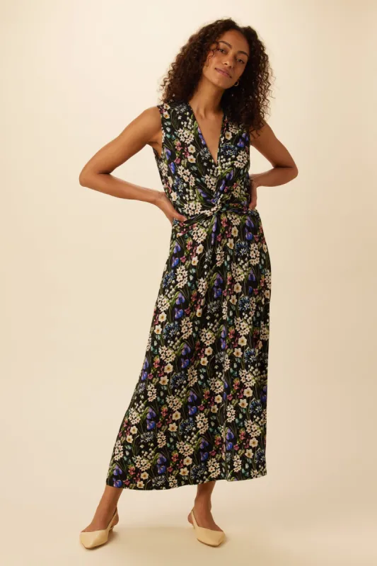 Olive Viscose Knit Dress - Summer Fields sold by Amour Vert