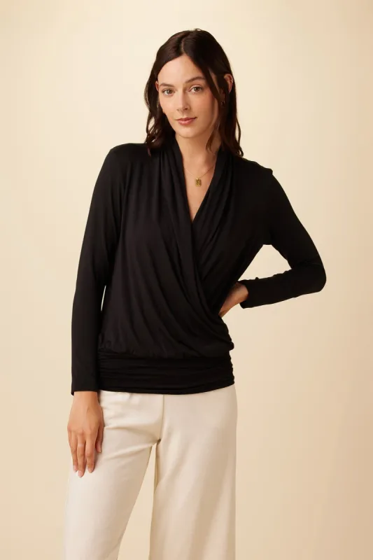 Angela Modal Top - Black - ReAmour made by Amour Vert
