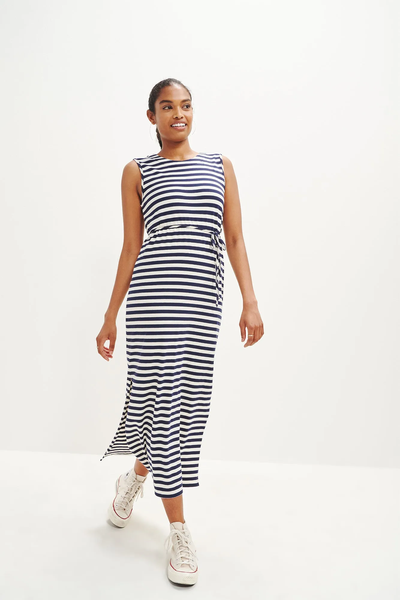 Suki Reverie Knit Dress - Navy Ivory sold by Amour Vert product image thumbnail 3