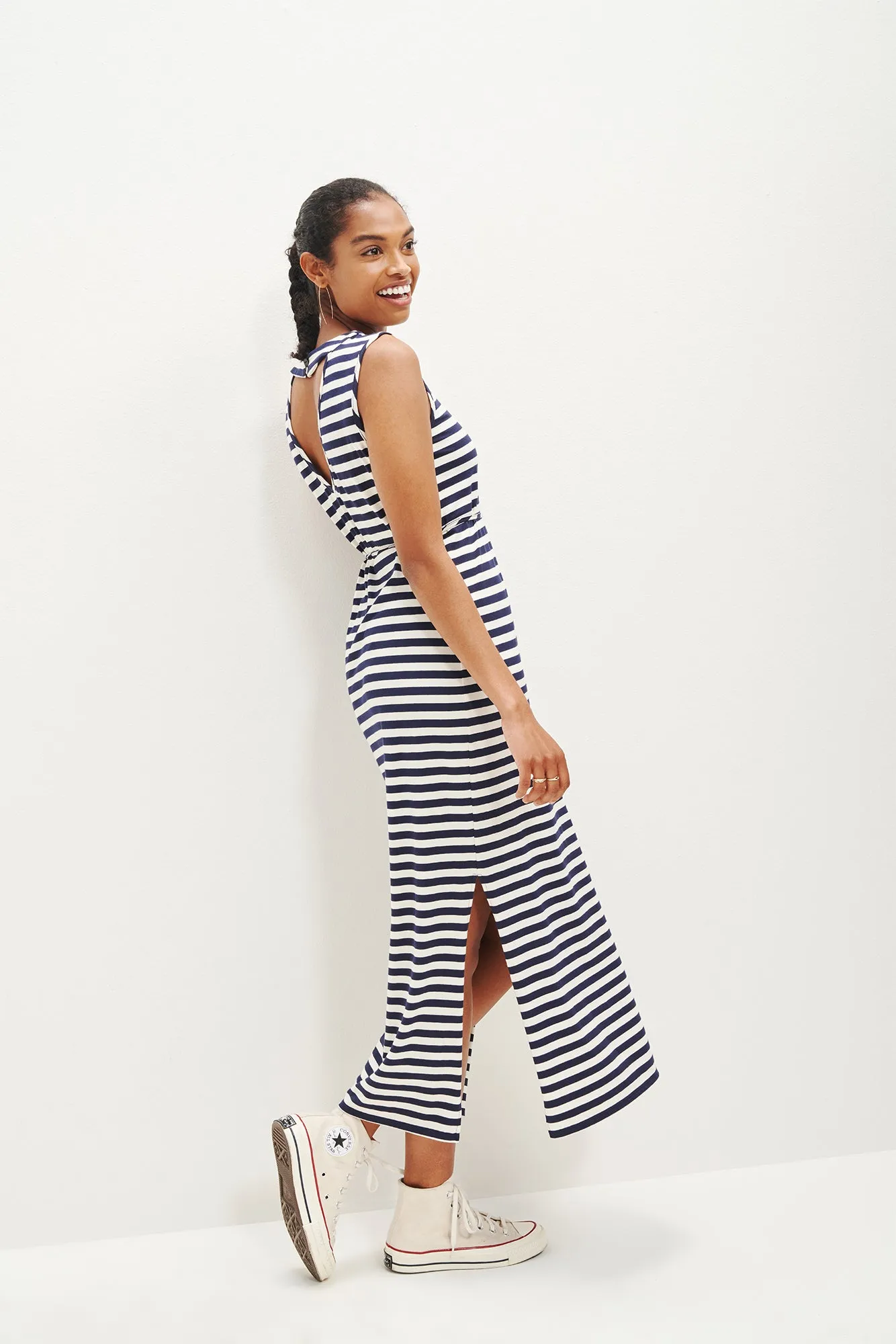 Suki Reverie Knit Dress - Navy Ivory sold by Amour Vert product image thumbnail 5