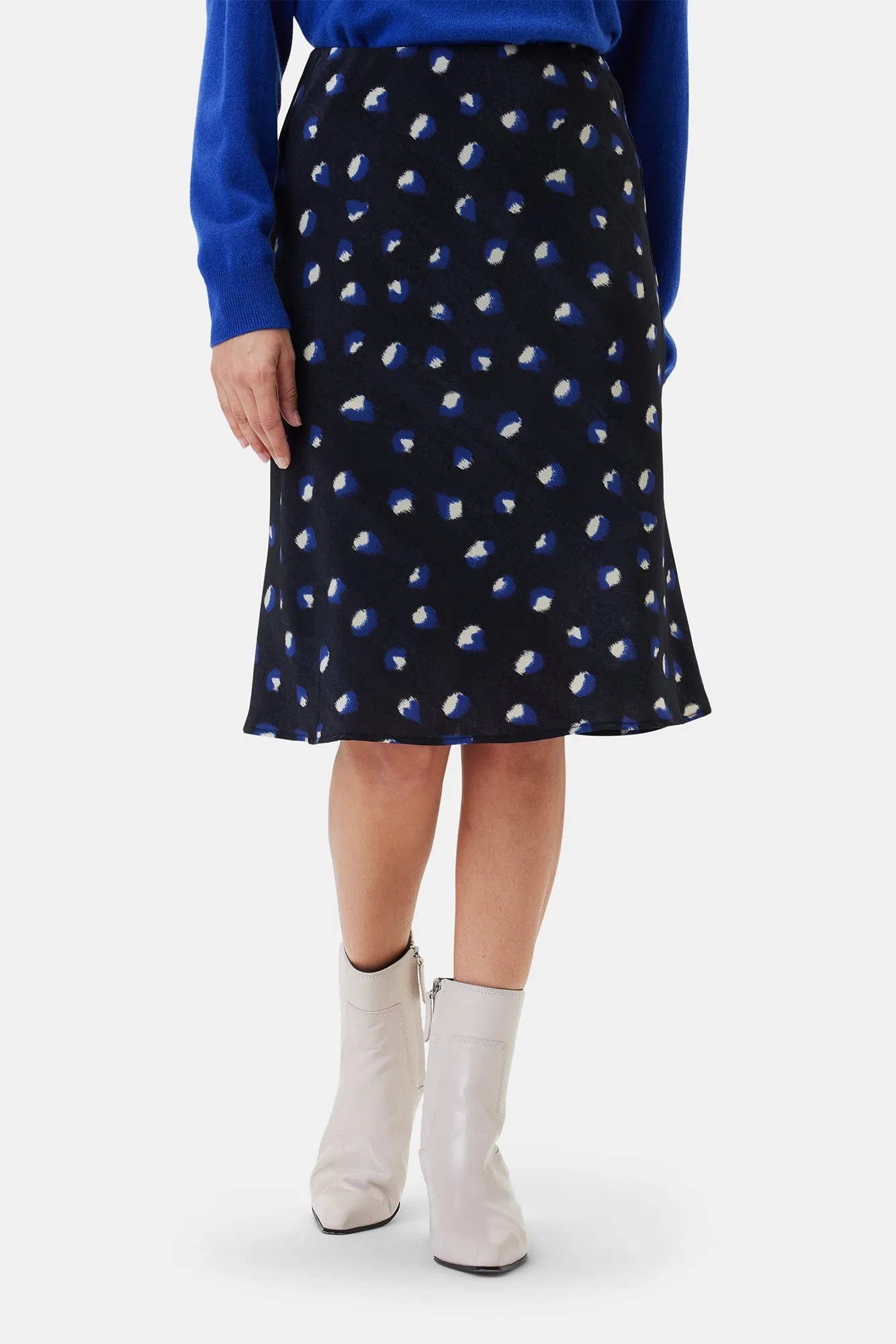 Eve Washable Silk Skirt - Pavo sold by Amour Vert