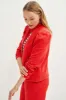Sooni Scallop Knit Jacket - Carmine sold by Amour Vert