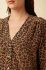 Kaya Washable Silk Blouse - Caramel Sauvage sold by Amour Vert