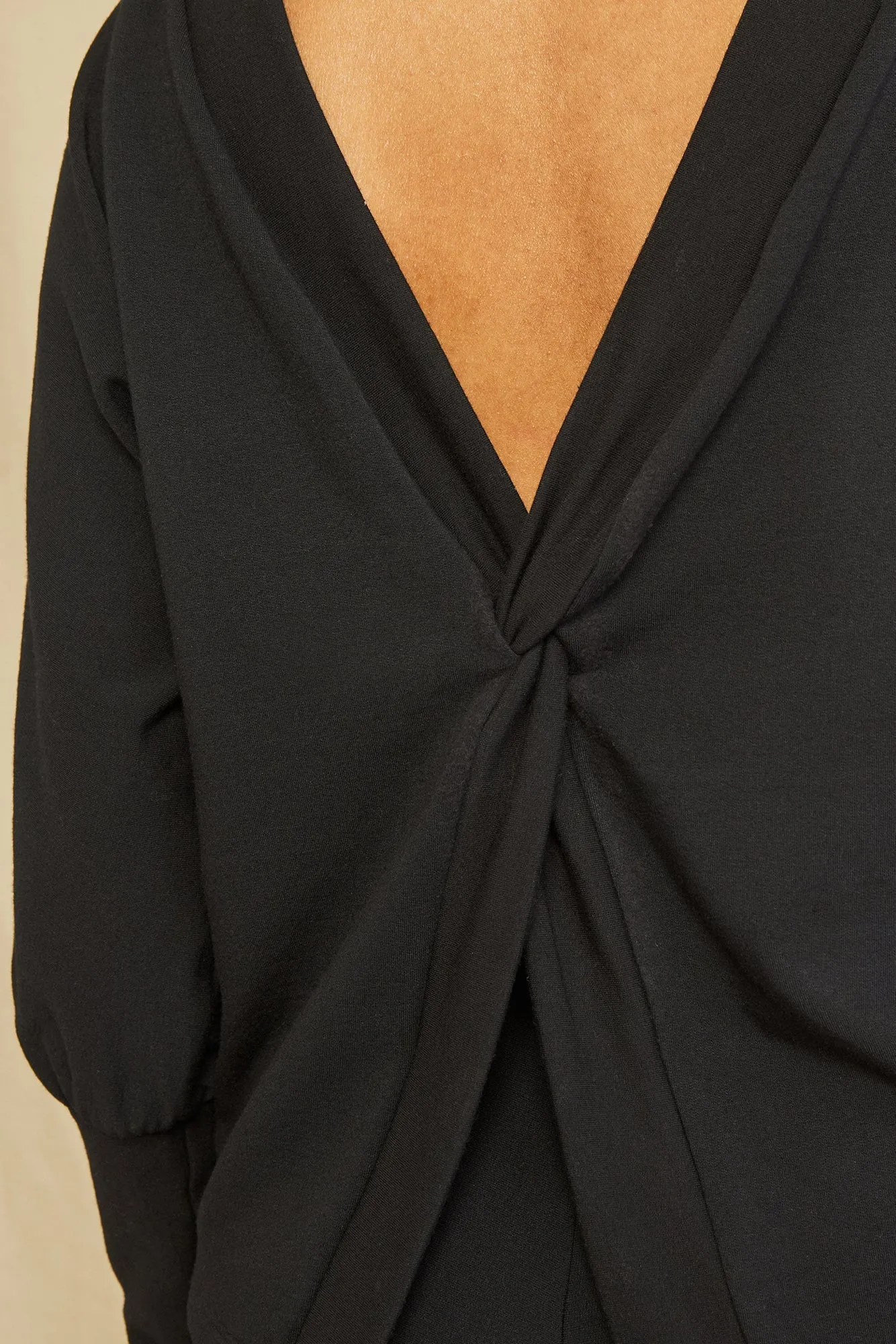 Makenna Luxe Fleece Top - Black sold by Amour Vert product image thumbnail 4