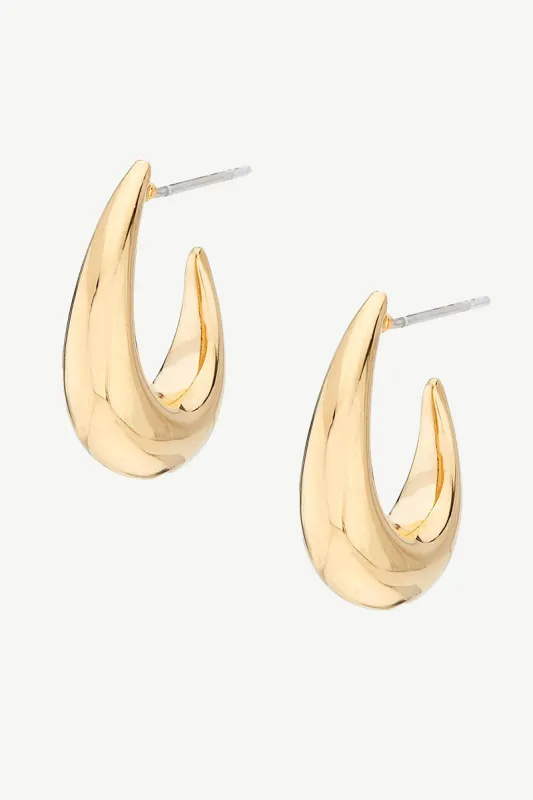 SOKO Mezi Mini Hoop Earrings - Gold sold by Amour Vert