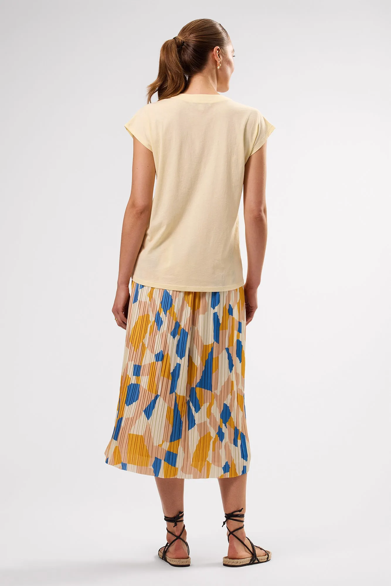 V Neck Solid Tee - Anise sold by Amour Vert product image thumbnail 4