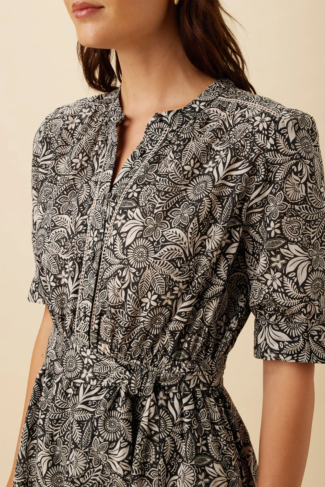 Malta Organic Cotton Dress - Nina Black sold by Amour Vert product image thumbnail 4