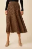 Blaze Washable Silk Skirt - Caramel Sauvage sold by Amour Vert