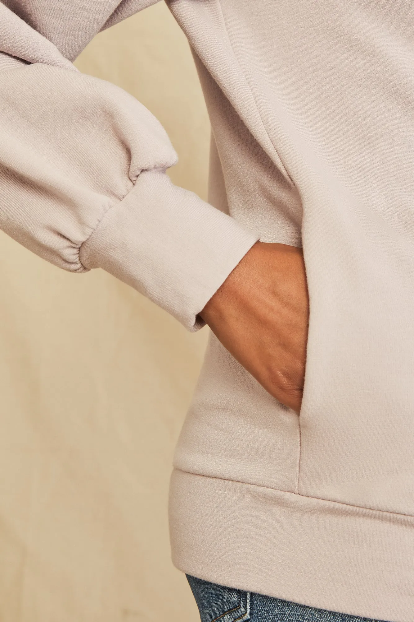 Selma Luxe Fleece Lace Top - Dawn sold by Amour Vert product image thumbnail 4