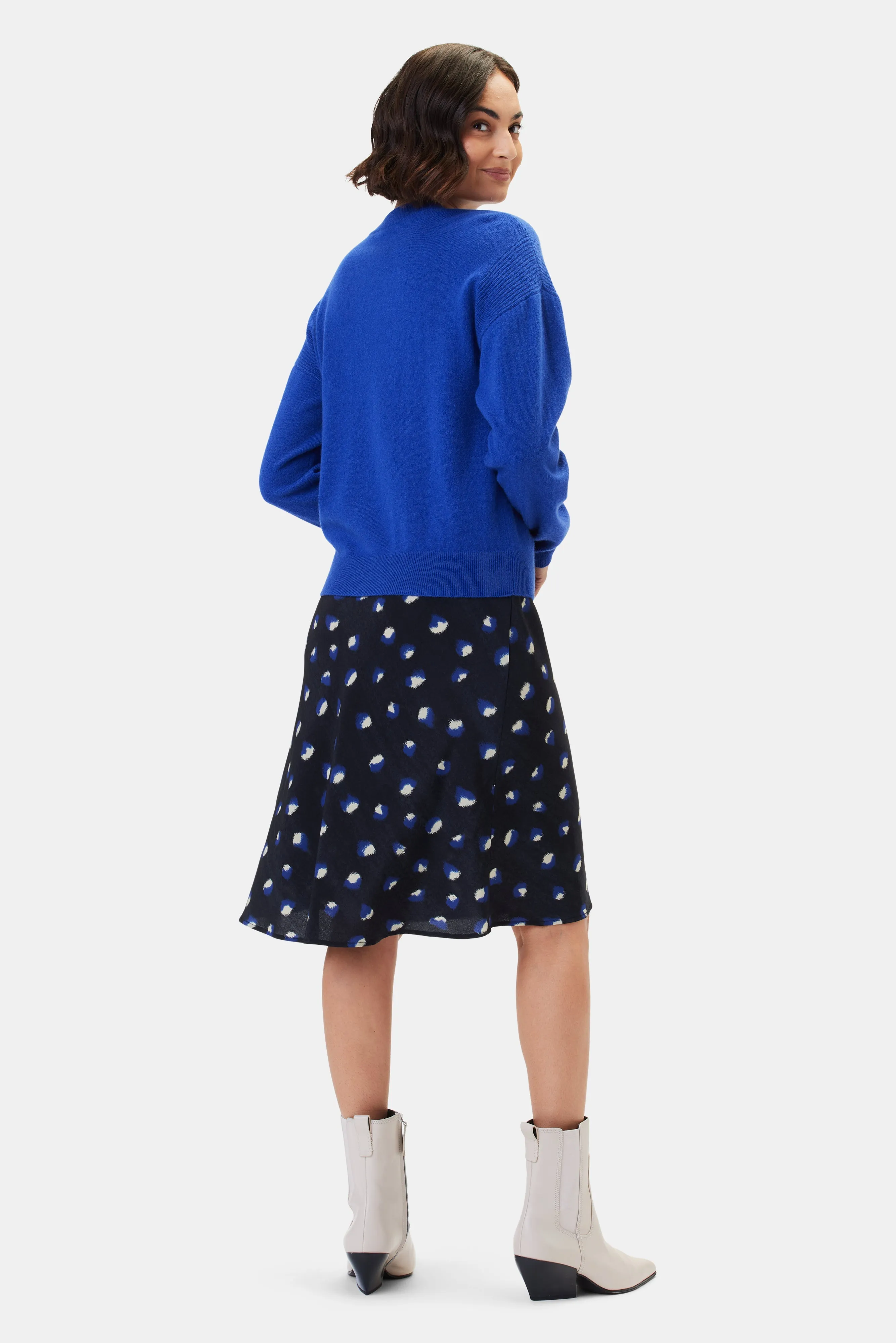 Pearl Cashmere Sweater - Cobalt - ReAmour sold by Amour Vert product image thumbnail 4