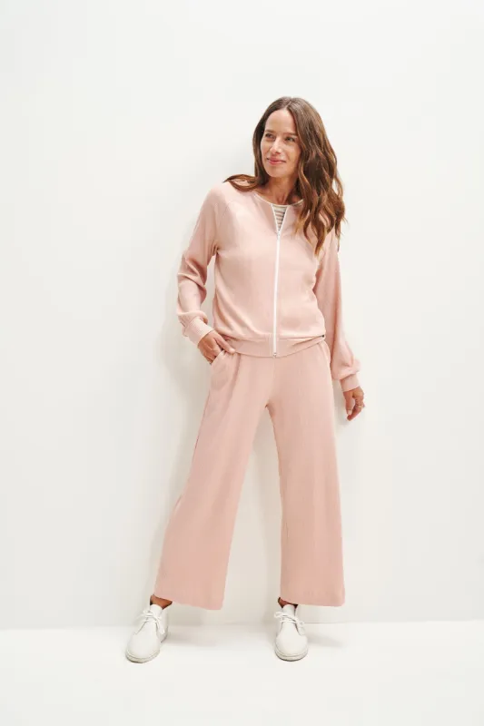 Piper Paris Rib Jacket - Rose - ReAmour made by Amour Vert