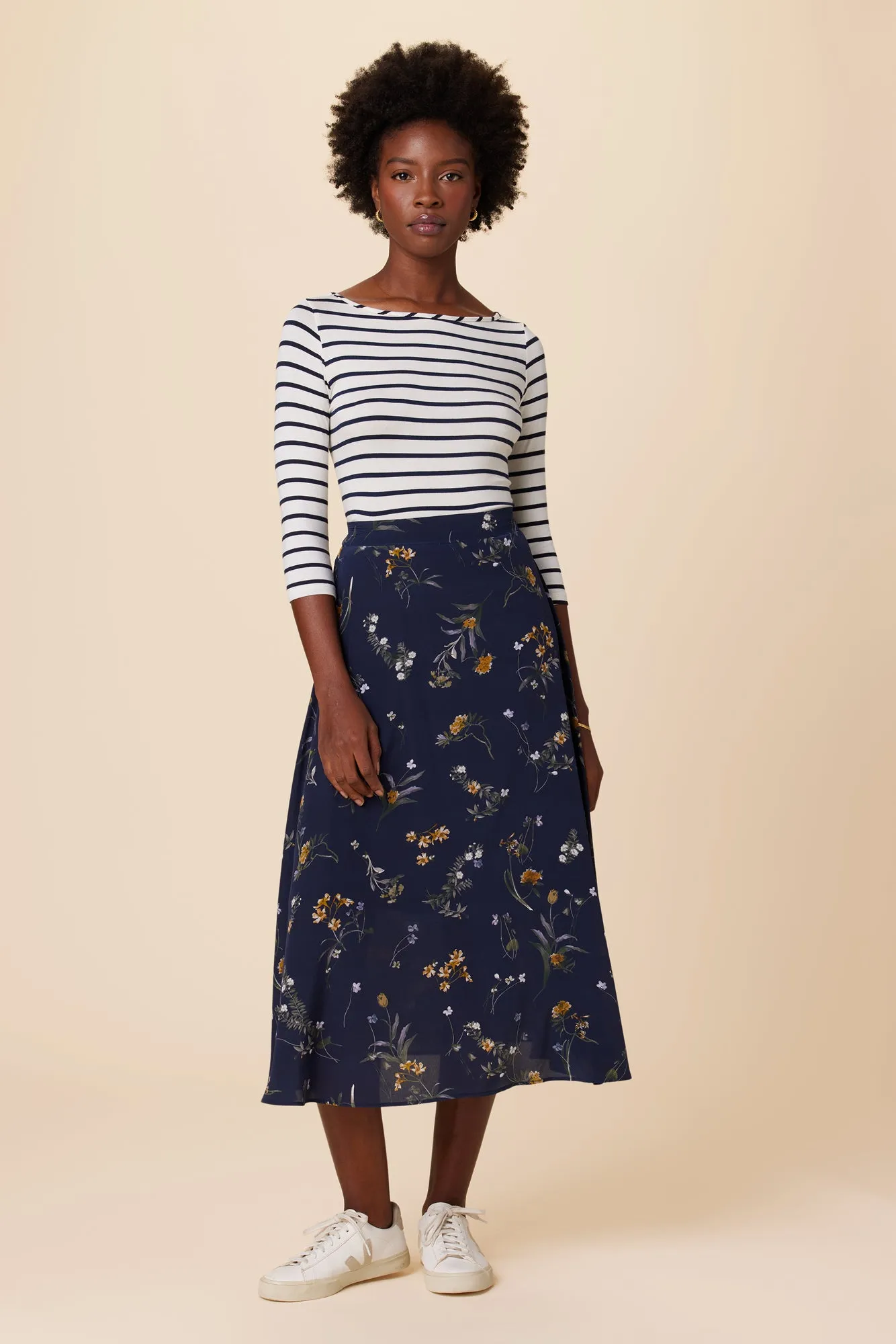 Blaze Washable Silk Skirt - Ana Floral sold by Amour Vert product image thumbnail 2