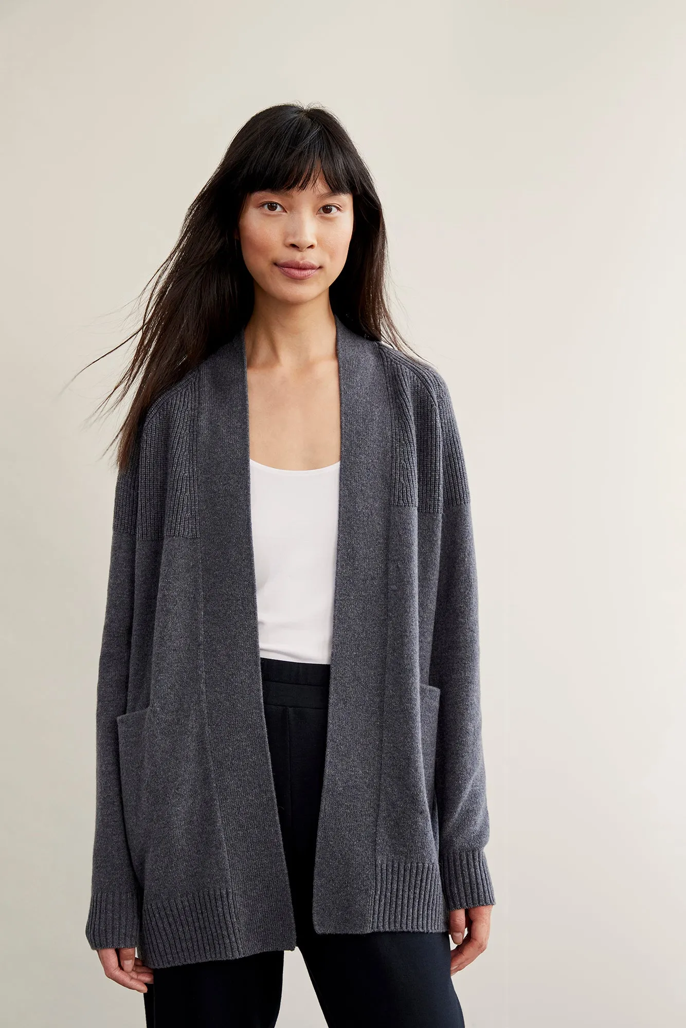 Brenna Merino Wool Cardigan sold by Amour Vert