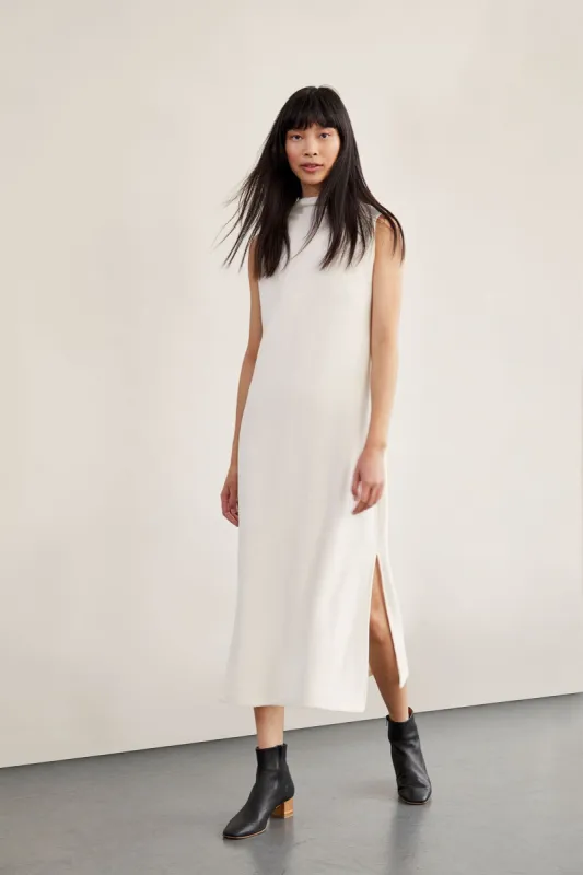 Blanca Cloud Rib Dress - Winter White - ReAmour sold by Amour Vert