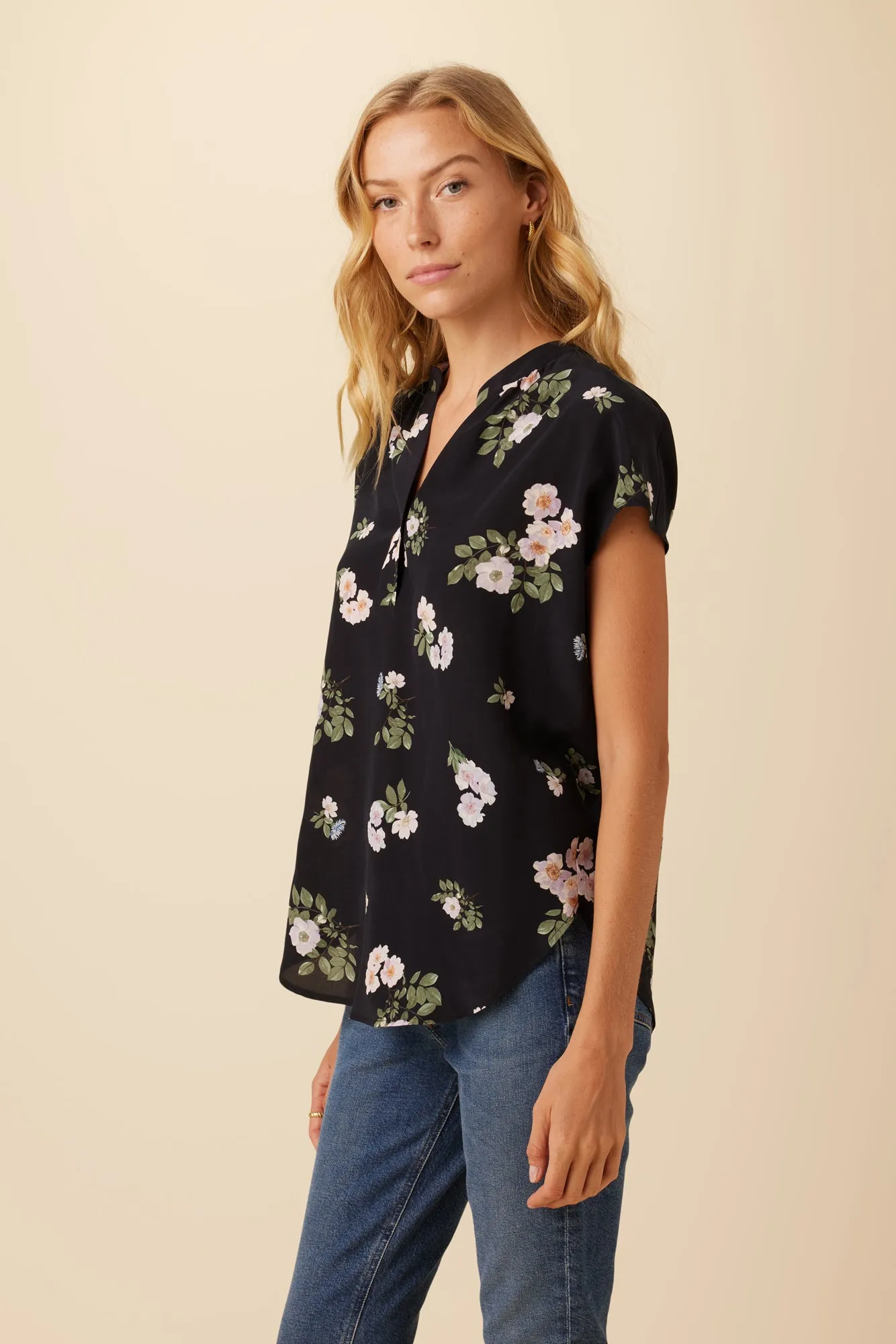 Renata Washable Silk Blouse - Ladera Floral sold by Amour Vert product image thumbnail 2