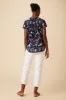 Renata Ecovero Blouse - Gemini Navy sold by Amour Vert